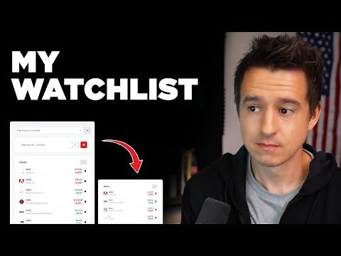 Revealing My Full Watchlist