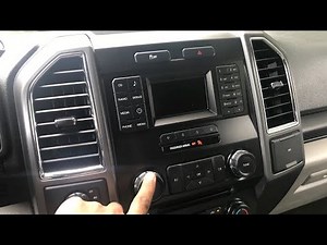 How do you reset the radio Sync of the Ford Ranger?