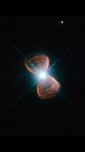 Hubble 12, A Bipolar Planetary Nebula, #shorts