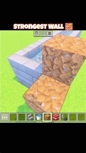 Ultimate Defense Wall in Minecraft 🧱🔥Minecraft Wall vs TNT 💥 Who Wins?#minecraft #viral#shorts