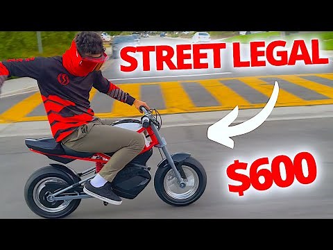 This $600 E-Moto is Street Legal!