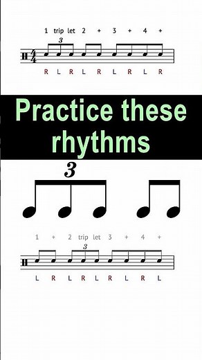 8th Note Triplet Rhythm Exercise @ 80 bpm