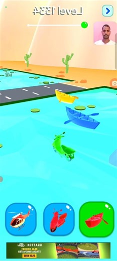 Shape shifting game level 1334 #shorts #short #shapeshifting #gaming