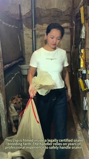 Licensed Snake Farm Work: Bare-Hand Snake Handling Is Professional Work — Never Try This Yourself