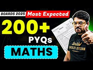 🔥Most Expected 200+ PYQs | Maha Revision | Class 12th Maths | Boards 2025 | Harsh Sir