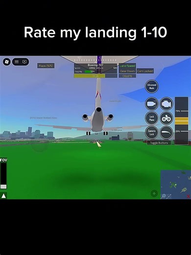 Landing a FedEx Boeing 727 cargo