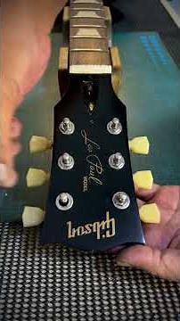 GUITAR SET UP - GIBSON LES PAUL TRIBUTE | #gibson #gibsonguitars #guitarsetup