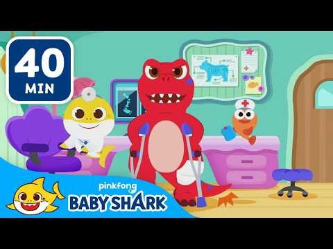 T-Rex Visits Hospital | Dinosaur for Kids | Song for kids | Baby Shark Official