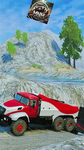 Recovery Rig Pulls a Railcar from a Sunken Loading Platform 🚂🛠️#mudrunner #spintires #gaming #beamng