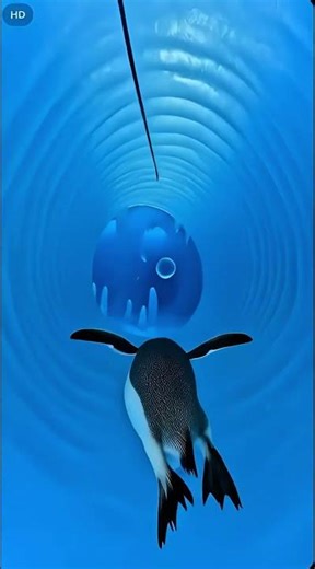 I’m a Penguin in Antarctica — My GoPro Found a Massive Cave Under The Ice Shell #gopro #pov #arctic