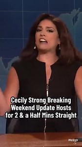 1.9M views · 38K reactions | Cecily Strong Breaking Weekend Update Hosts! | MsMojo | Facebook