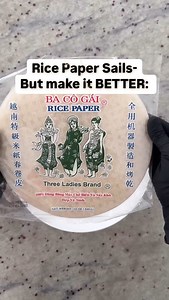 6.1K views · 26 reactions | ✨ Edible Rice Paper Sails- but BETTER...