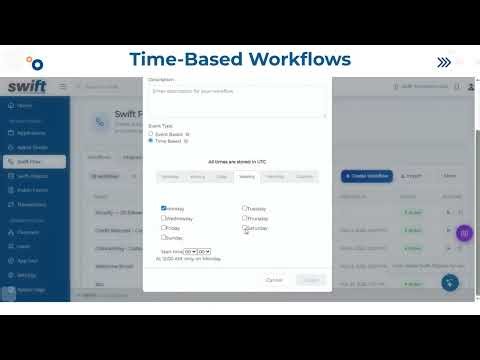 Time Based Workflows - Swift Flow (No-Code + AI)