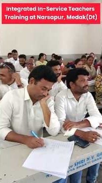 Integrated In-Service Teachers Training programme spell-2 at Narsapur Medak(Dt)#training #teacher