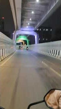 Ashok rajpath double decker flyover night view 🛵🛵