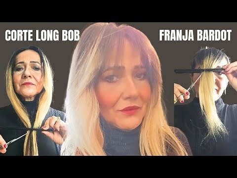 HOW TO MAKE A LONG BOB CUT AND BARDOT FRINGES STEP BY STEP