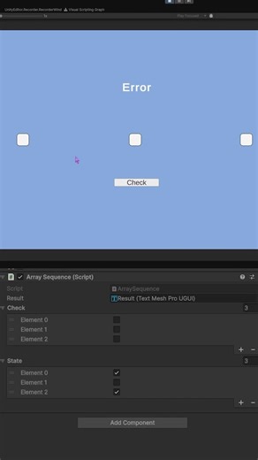 КАК СРАВНИТЬ МАССИВЫ В UNITY #shorts #unity3d #разработкаигр