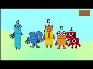 Numberblocks Intro 1730 but touched fire , Number Blocks Song ,