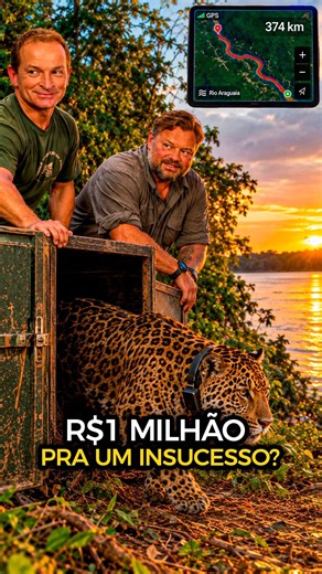 They released a jaguar and it traveled 374 km before dying #richardrasmussen #jaguar #iop