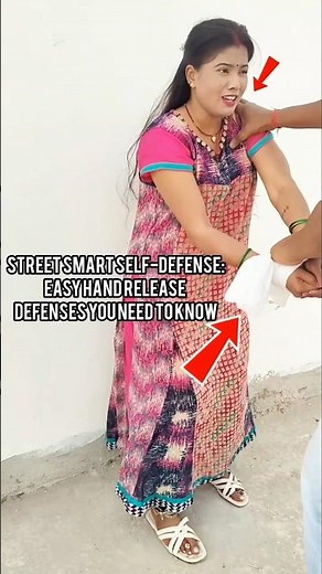 Break Free Release easily Top Hand Self-Defense #tutorial #kravmaga #martialarts