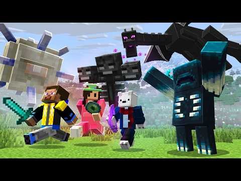 We Beat All Bosses in Hardcore Minecraft