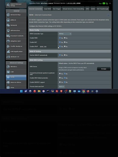 Asus Router RTBE92U Change LAN IP Settings