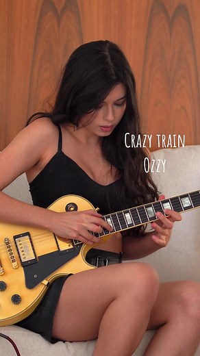 Larissa Liveir's Epic Crazy Train Guitar Solo! 🚂👹