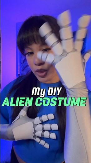 DIY Alien Halloween Costume #halloweenwithshorts #Halloween costume ween