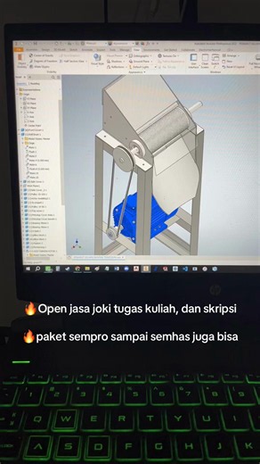 jasa joki link di bio yaa, #solidworks #inventor #jasajoki #jokigambar #ansys