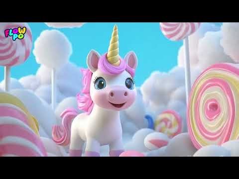 Rainbow Unicorn Song | Happy Magic Unicorn | Nursery Rhymes & Kids Songs