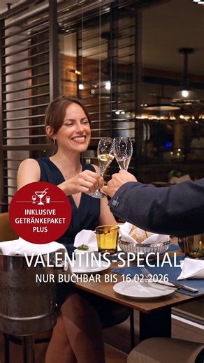 Ein Angebot zum Verlieben. 💖 Stoßt 2026 auf eure Liebe an. Auf einer Flusskreuzfahrt mit A-ROSA inklusive Getränkepaket Plus. 🍸✨ Sichert euch jetzt das A-ROSA Valentins-Special und schafft Erinnerungen, die bleiben. 💫 Bucht eine Reise und erhaltet das Getränkepaket Plus inklusive! ⏳ Nur bis 16.02.2026 buchbar. Wen nimmst du mit? www.a-rosa.de/kreuzfahrt-finden/angebote/valentins-special | A-ROSA Kreuzfahrten
