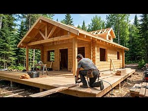 How to Build a Traditional Japanese House Alone | Full Construction Process ‪@RoughStyle‬