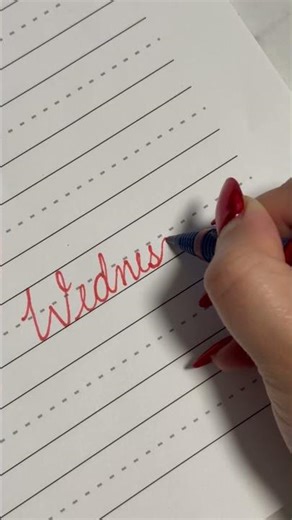 Mid-Week Relaxation: Writing Wednesday in Cursive