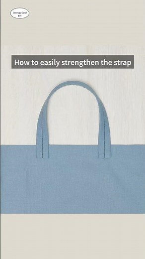Quick Bag Hack: How to Reinforce Straps in Minutes | Easy DIY Technique #bagmaking #sewinghacks