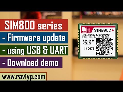 Uploading a new firmware image to SIM800 family GSM/GPRS module
