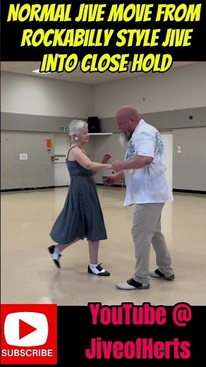 How to change from Rockabilly style jive into Close Hold - and back into Rockabilly style 😎