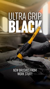A hard-hitting debut for heavy work. 🖤 Tough bristles dive into tight spots on wheels, sills, and the engine bay for faster, more effective cleaning — with anti-slip Ultra Grip control. ⚠️ Not for paint/piano black/high-gloss. 🔧🛞🔥 #WORKSTUFF #UltraGripBlack #HeavyDuty #Wheels #EngineBay #New | WORK STUFF