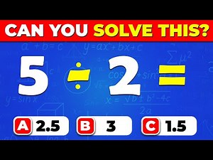 Grade 3 Math Quiz | Fun Division Practice for Kids 🧮 Can You Solve These?