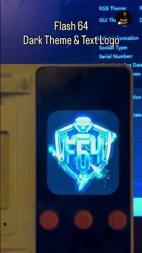 Flash 64 Dark Theme & Customization Text Logo Update 🔥 #flash64 #easyjtagplus