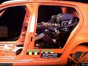 Cybex Pallas 2 Fix çarpışma testi