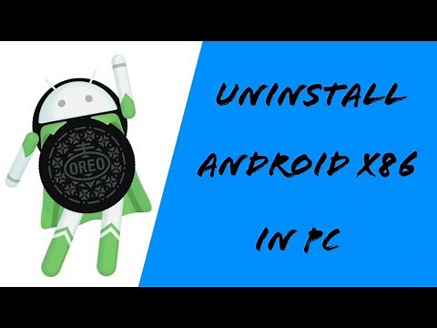 HOW TO UNINSTALL ANDROID X86 IN PC - (Without USB/DVD) | SATHEESH J