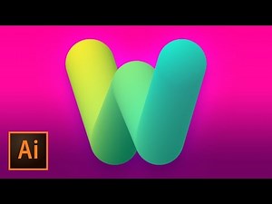 3D Bubble Text Logo Mark Design Illustrator Tutorial