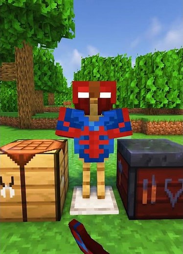Minecraft Spiderman Armor