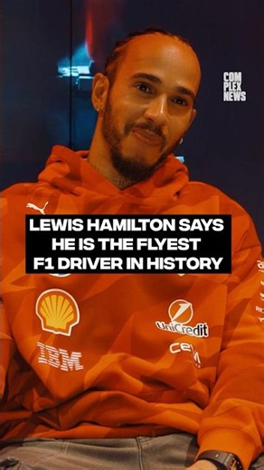 Lewis Hamilton says he's the flyest F1 driver in history #complexnews