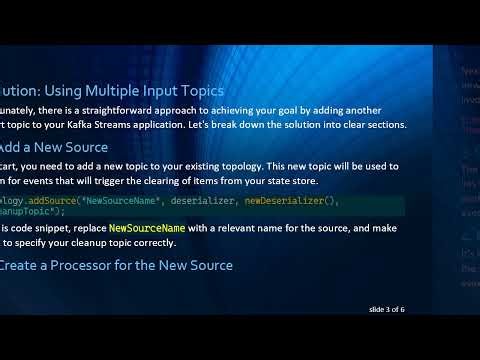 How to Clear State Store in Kafka Streams Using the Processor API