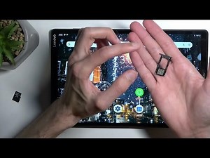 LENOVO Tab M10 Plus - How To Insert Micro SD Card