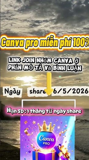 Chia Sẻ Canva Pro Miễn Phí Ngày 6/5 Mới nhất 2026 #canva #canvapro #canvapromienphi