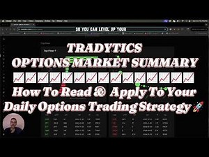 How to Use the Tradytics Options Market Dashboard for Smarter Trading 📱🤓