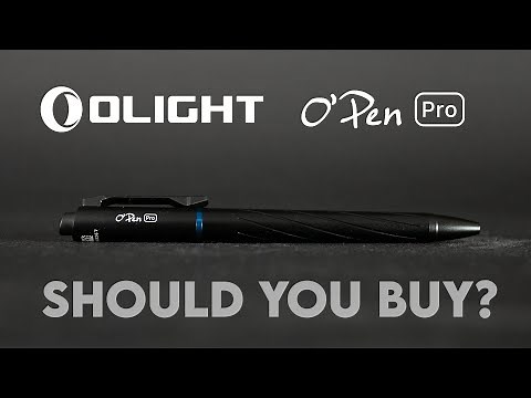 OLIGHT OPen Pro LED Penlight with Green Laser Pointer Review and Unbox