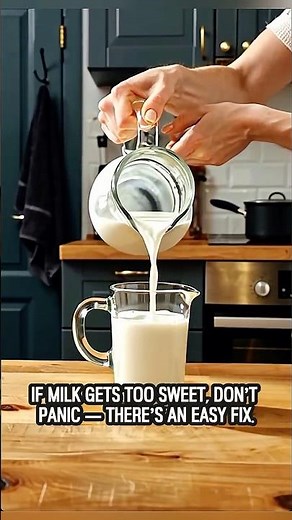 Stop Serving OVER-SWEET MILK — Fix It in Seconds